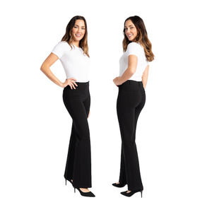 Beta Brand Boot Cut Black Dress Pants Yoga Pants Size Medium